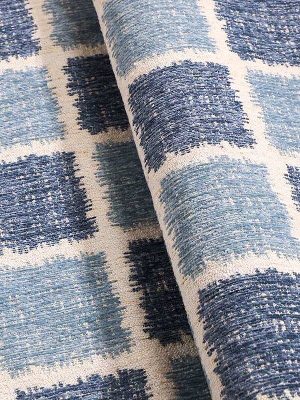TED Textured Grid Chenille Jacquard Stoff